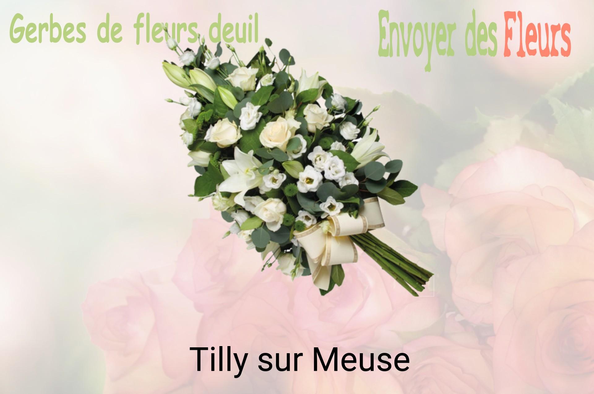 Gerbe de fleurs de deuil livrée à Tilly-sur-Meuse